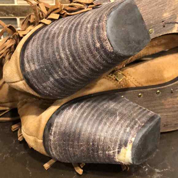 Sam Edelman Louie fringe booties Women’s Size 8.5 Boots - Picture 7 of 7